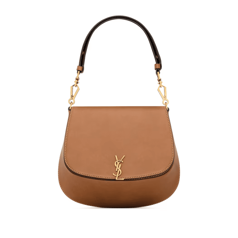 Saint Laurent Leather Voltaire Top-Handle Bag